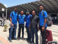 Bangladesh national basketball players Shawn Chowdhury, Mohammad Khaled Mahmud Akash and Shahinur Rahman Sajib arrived in Nepal to participate in Nepal Basketball League 2019.